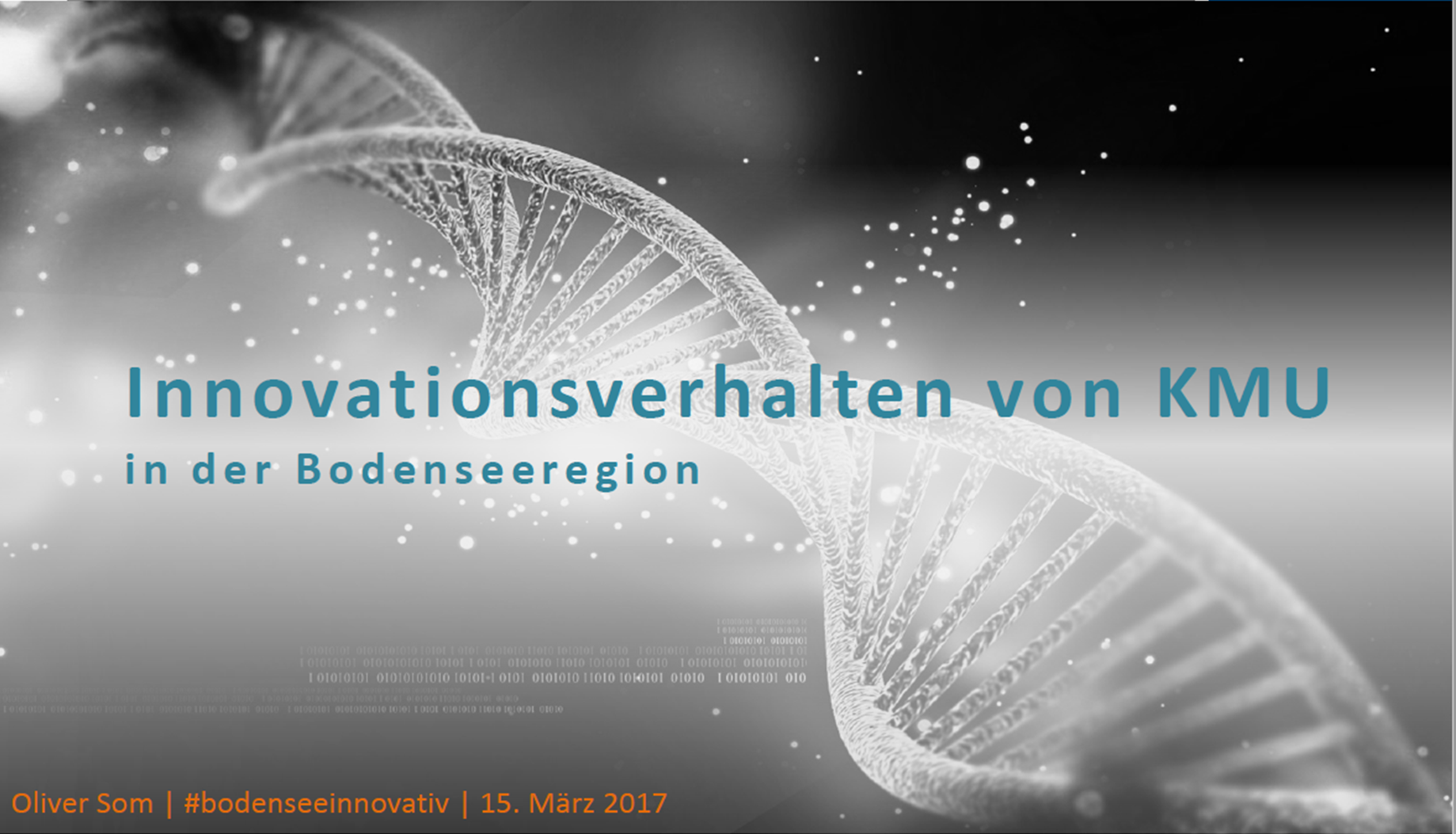 Innovationsverhalten von KMU in der Bodenseeregion