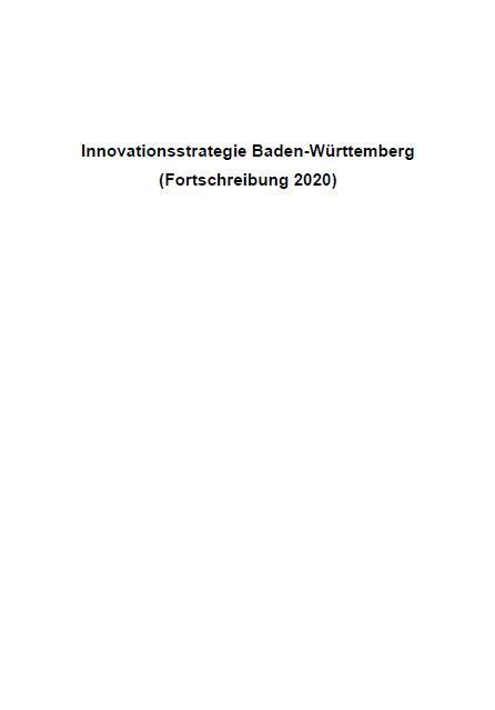 Innovationsstrategie Baden-Württemberg