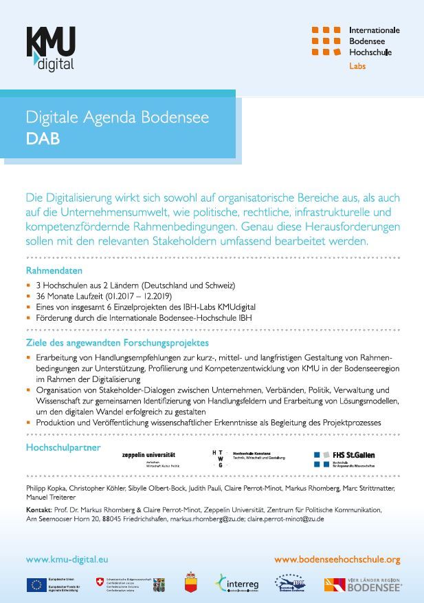 Handzettel Digitale Agenda Bodensee (DAB)